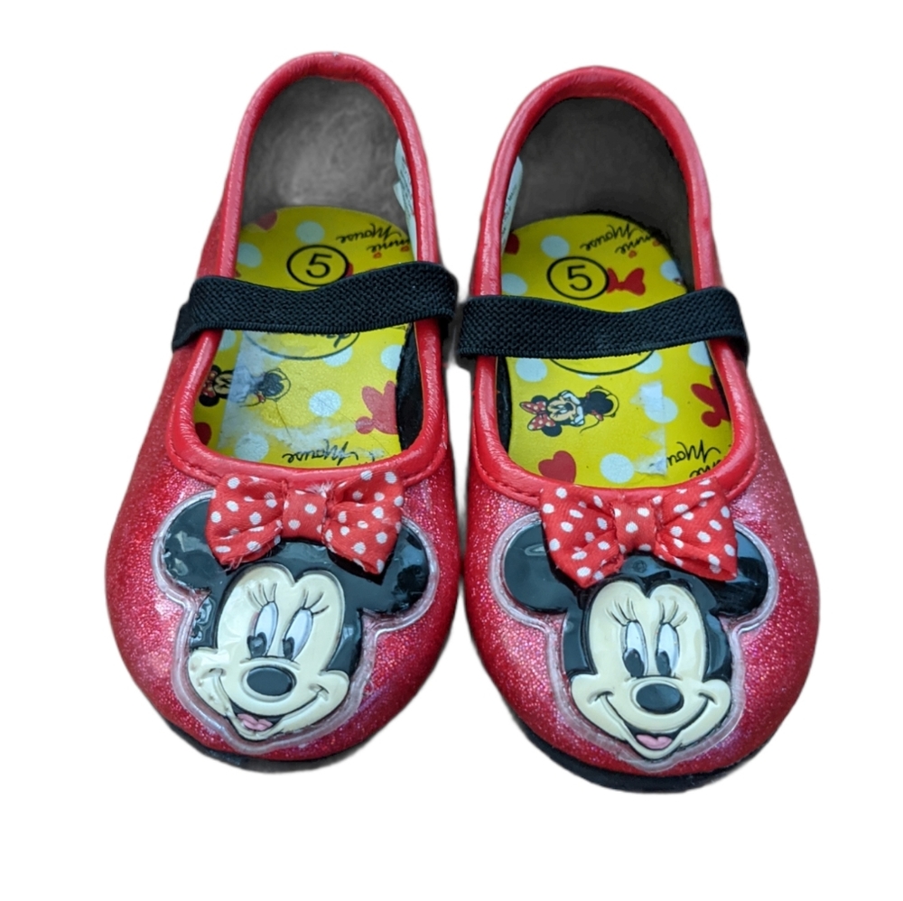 Disney Minnie Mouse sparkly red flats